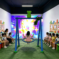 Projection interactive en temps réel, jeu de projection interactive, mise à jour de contenu gratuite, aire de jeux pour enfants, projection 3D immersive