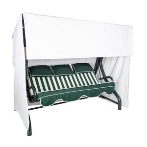 Funda Completa para Silla Columpio en Tela de PVC Blanca - Product Image 1