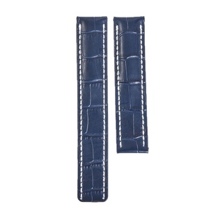 Bracelet de montre en cuir à motif bambou pour 100 Years Zero Aviation Timing Super Ocean <span class=keywords><strong>Avenger</strong></span> 20/22/24mm - Product Image 5