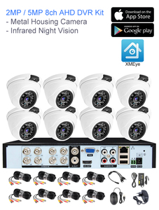 CCTV Camera TOP xếp hạng 5MP 8CH 2024 New AHD DVR Camera Kit 8 kênh an ninh mạng Hệ thống camera Analog - Product Image 4