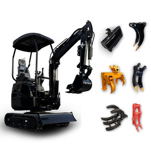 Boerderijgebruik 2,5 ton mini-graafmachine Kubota aangedreven rupsgraafmachine met cabine - Product Image 1