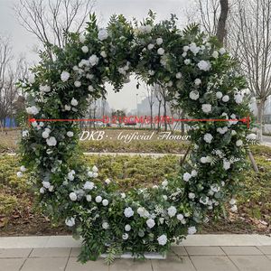 Arco de Flores Artificiales de Seda DKB, Colores Personalizables, Fondo Decorativo para Bodas, Eventos y Fiestas, 7-8 pies de Altura, 5-6 pies de Ancho - Product Image 3