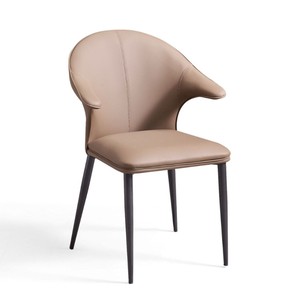 Chaises de salle à manger de <span class=keywords><strong>style</strong></span> <span class=keywords><strong>nordique</strong></span>, luxe abordable, fauteuils avec dossier, chaises en métal durables, chaises de salon - Product Image 4