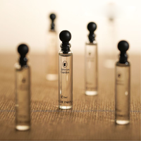 Mini Flacon Échantillon de Parfum 0.5ml 1ml 2ml 3ml, Bouteille de Recharge Portable en Verre Vide avec Pulvérisateur pour Huiles Essentielles et Emballage de Parfum