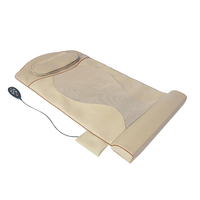 Matelas de massage électrique pliable portable à compression d'air complète du corps, shiatsu, vibration, chauffage, cuir PU, utilisation à domicile