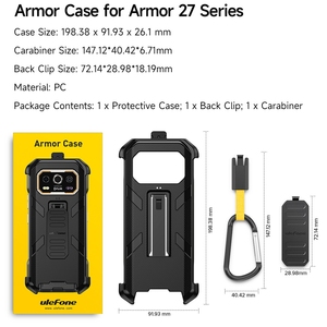 เคสโทรศัพท์กันกระแทกสำหรับ <span class=keywords><strong>ulefone</strong></span> ARMOR 27ของแท้พร้อมคลิปหนีบด้านหลัง - Product Image 6