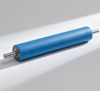 Fabricants en vente directe : Nouveaux rouleaux en caoutchouc polyuréthane résistants à l'usure avec roulement pour usage en entrepôt d'impression JINHECHENG