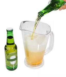 Pichets à bière en <span class=keywords><strong>plastique</strong></span> avec logo personnalisé, <span class=keywords><strong>1L</strong></span>, 1.2L, 1.5L, 1.8L, 2L, empilables, <span class=keywords><strong>pichet</strong></span> à bière glacée, carafe à eau pour bar - Product Image 5