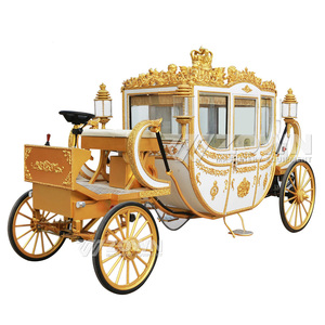 Carruaje Real Eléctrico de 4 Ruedas con Batería, Color Personalizado, para Parques de Atracciones y Ceremonias de Boda - Product Image 4