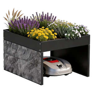 <span class=keywords><strong>Abri</strong></span> <span class=keywords><strong>de</strong></span> <span class=keywords><strong>jardin</strong></span> en métal sur mesure pour tondeuse robotisée avec jardinière, <span class=keywords><strong>abri</strong></span> <span class=keywords><strong>de</strong></span> rangement extérieur robuste pour tondeuse à gazon pour <span class=keywords><strong>jardin</strong></span> et terrasse - Product Image 1
