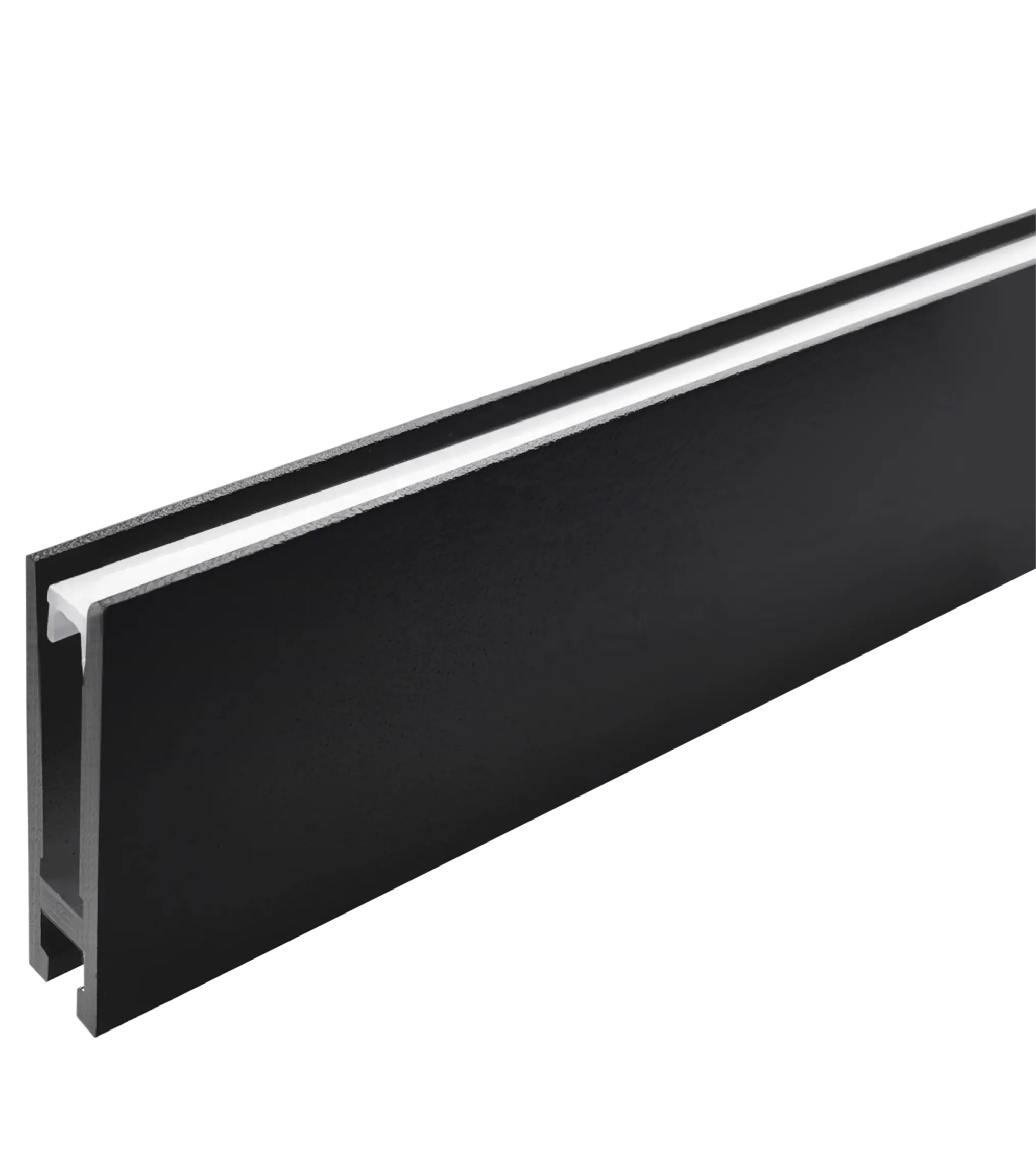 Profilo in alluminio Led linea lampada a sospensione alloggiamento di alta qualità piccola striscia Led nero entro 9.8mm 6063 lega di alluminio 9.8mm * 44.3mm