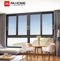 PA Vente en gros Fenêtre coulissante en PVC triple verre Fenêtre coulissante design vitré