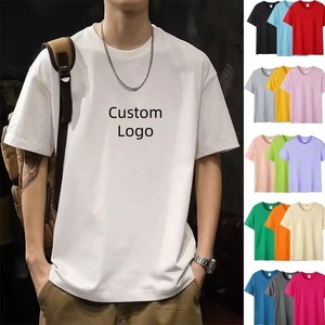 High Quality 100% Cotton Oversized Round <b>Neck</b> t shirt Quick Dry Anti Pilling Anti Shrink Printed tshirt Casual t-shirt - Product Image 1