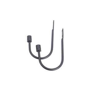 En stock – <span class=keywords><strong>Crochet</strong></span> <span class=keywords><strong>mural</strong></span> moderne en alliage d'aluminium en forme de U pour rideaux et attaches de rideaux - Product Image 5