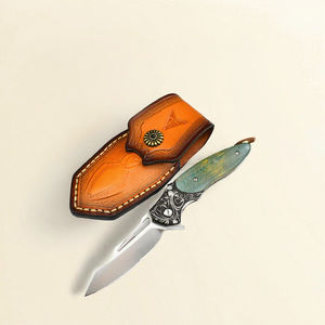 Couteau de poche de survie en plein air de haute qualité, mécanisme d'ouverture rapide portable, acier inoxydable haute dureté - Product Image 2