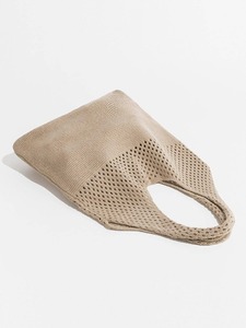 Borsa da Spiaggia Estiva Personalizzata in Maglia Traforata all'<span class=keywords><strong>Uncinetto</strong></span> con <span class=keywords><strong>Tracolla</strong></span> per Donne - Product Image 4