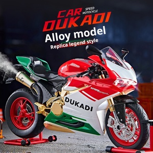 TY-8678B boîte de couleur 1199 pulvérisation 1:9 échelle son lumière moulé sous pression en métal moto modèle <span class=keywords><strong>batterie</strong></span> au Lithium 110V unisexe - Product Image 3