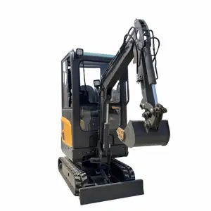 Factory hot sale mini tractor with loader and excavator 1.5 ton micro escavator machine retro mini excavator on sale