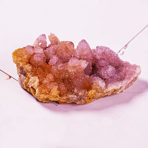 Natural Fengshui crudo cuarzo cristal racimo amatista violeta Cactus cristal RACIMO - Product Image 3