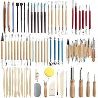 Ensemble d'outils de sculpture en argile de poterie fabriqués en Chine avec des outils de modelage et de sculpture manuels en métal pour le bricolage - De nombreux styles disponibles