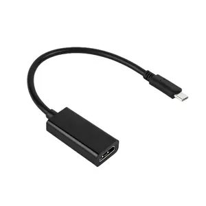 유형 C DisplayPort 어댑터 지원 4K USB C HDTV 남성 여성 변환기