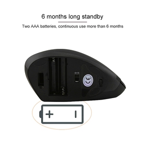 Best Selling Battery Version Wireless <strong>Mouse</strong> Vertical 2.4GHz Optical <strong>Mouse</strong> for <strong>Big</strong> <strong>Hands</strong> LED Backlit for Computer Use - Product Image 5