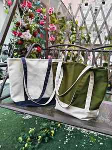 Wholesale <b>Large</b> Capacity Reusable Multi-Function Reusable Custom Logo Printed <b>Canvas</b> Tote Shopping <b>Bag</b> Women Tote <b>Bag</b> - Product Image 2