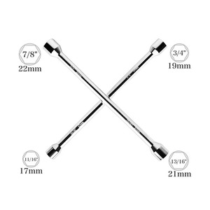 Cờ Lê Chữ Thập Phổ Quát Cờ Lê Lốp Xe 4 Chiều Lug Cờ Lê Bánh Xe Chữ Thập Cờ Lê Ổ Cắm Chéo - Product Image 2