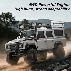 Nouvelle Voiture RC MN111C 1:18 4x4 Land Rover Defender Tout-Terrain 2.4G à l'échelle réelle, Modèle de Voiture Crawler MN-111C, Jouets et Cadeaux - Product Image 4