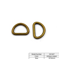 Cincin D logam kustom kualitas tinggi jenis kunci OEM harga langsung pabrik