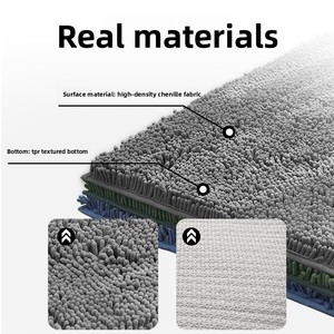 <span class=keywords><strong>Tapis</strong></span> de <span class=keywords><strong>bain</strong></span> épais en chenille, <span class=keywords><strong>antidérapant</strong></span>, absorbant, séchage rapide, <span class=keywords><strong>tapis</strong></span> moelleux, lavable, pour salle de <span class=keywords><strong>bain</strong></span>, chambre, cuisine, entrée, maison - Product Image 2