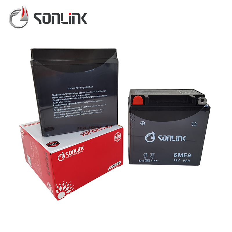 2023 год, бессвинцово-кислотная аккумуляторная батарея для мотоцикла Moto12V9ah