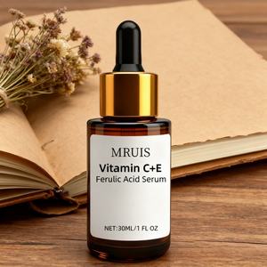 Suero Antienvejecimiento de 30 ml con Vitamina C+E y Ácido Ferúlico, Enzimas Reparadoras del ADN y Antioxidantes |   Reduce las Arrugas, las Líneas Finas y Aclara <span class=keywords><strong>la</strong></span> <span class=keywords><strong>Piel</strong></span> - Product Image 6