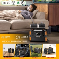 Centrale Électrique Portable T11 à Onde Sinusoïdale Pure, Charge Ultra Rapide 1200W, Panneau Solaire 200W, LiFePO4 1008Wh, MPPT - Vente Directe Usine OEM/ODM
