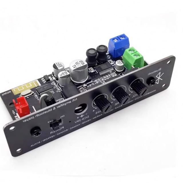 MLK Car Speaker 12V Power Amplifier Board Adapter DIY Retrofit Wireless Power Amplifier Module Audio Receiver