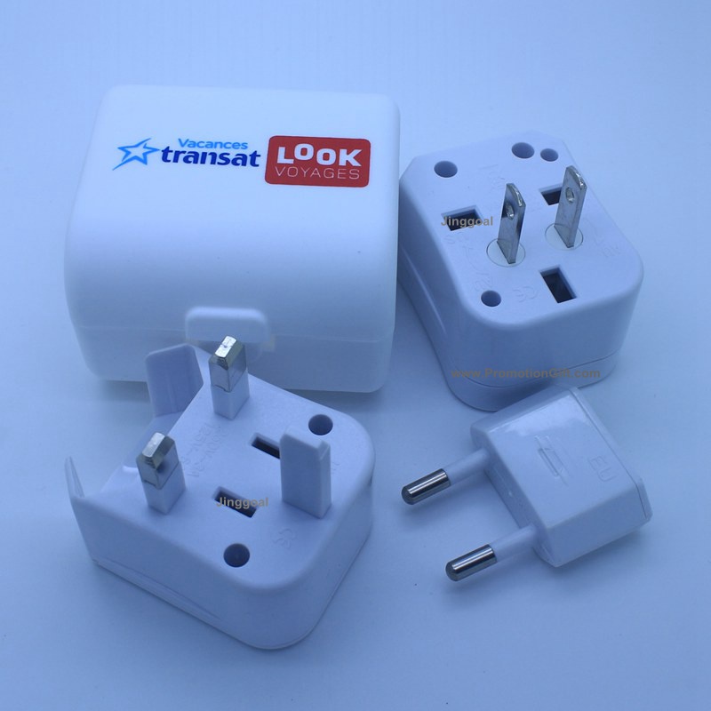 Adaptador universal de tomada de viagem, combinado global