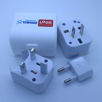 Adaptador de enchufe de viaje internacional, combinado Universal