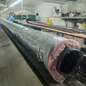 Воздуховод MEA, полиэфирная сердцевина металлизированная внешняя оболочка 6-дюймовая X 25 футов. R6 кондиционер изолированный гибкий канал - Product Image 4