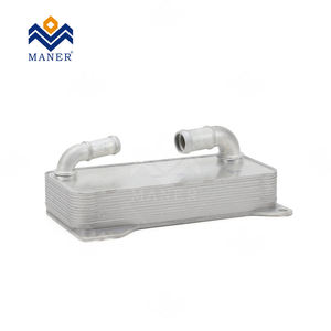 อะไหล่รถยนต์ MANER ชุดระบายความร้อนน้ำมันเกียร์อะลูมิเนียม Enfriador De Aceite 0GC317019C สำหรับรถยนต์ VW Golf 2.0T DJHB DUNA - Product Image 1