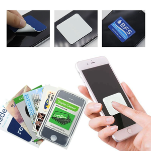 En gros, tampon de nettoyage d'écran de téléphone en microfibre blanc uni, adhésif, vierge pour sublimation, kit de nettoyage de téléphone - Product Image 6