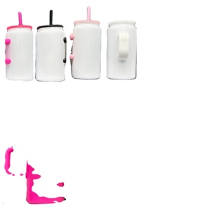 Gobelet isotherme en acier inoxydable de 16 oz, couleur macaron, vierge pour sublimation, avec poignée, en provenance de notre entrepôt aux États-Unis - Product Image 3