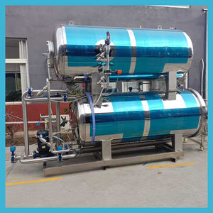 Horizontale Automatische Industrie Plastic Container Ingeblikt Voedsel Water Spray Stoom Retort Sterilisatie/Autoclaaf Sterilisatiemachine - Product Image 3