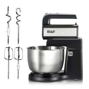 RAF Marke 1000 W 3,5 L schwarzer Mixer Eier-Beater Standmixer mit Schüssel