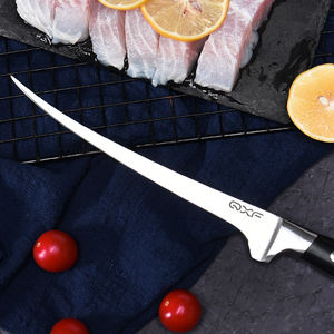 سكين احترافي للتقطيع من الفولاذ المقاوم للصدأ كامل شرائح سمك تانغ سكاكين مطبخ مرنة مخصصة بمقبض ABS - Product Image 5