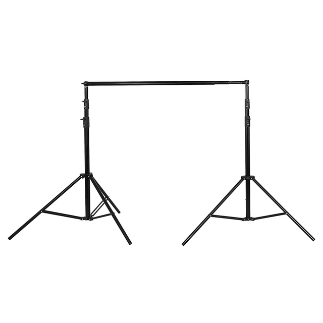 Telescopic Backdrop Stand 10ft X 9.3ft Adjustable Photo Studio Backdrop Support System for Background Portrait Photography