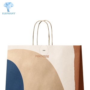 Custom logo Size Package Paper Handle Kraft Paper Shopping Bag Paper Bag - Product Image 5