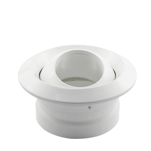 Thiết kế hiện đại có thể điều chỉnh bóng vòi phun máy bay phản lực khuếch tán không khí thép không gỉ & nhôm hình cầu vòng HVAC hệ thống khuếch tán nhựa - Product Image 1