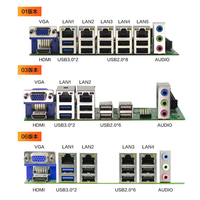 Adipcom EITX-7560 Intel CPU LGA 1150 opsional 2LAN/4LAN/5LAN komputer server ITX mini X86 motherboard DDR3 mendukung memori 8GB
