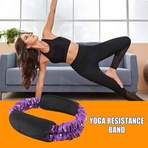 Fascia per esercizi per gambe affondi fascia per allenamento elasticizzato squat elasticizzato casa palestra attrezzature per il Fitness Glute uomo donna accessori - Product Image 3