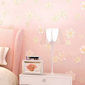 Hochwertiges Design Geprägtes Blütenblatt 3D Wallpaper Home Decoration Wallpaper